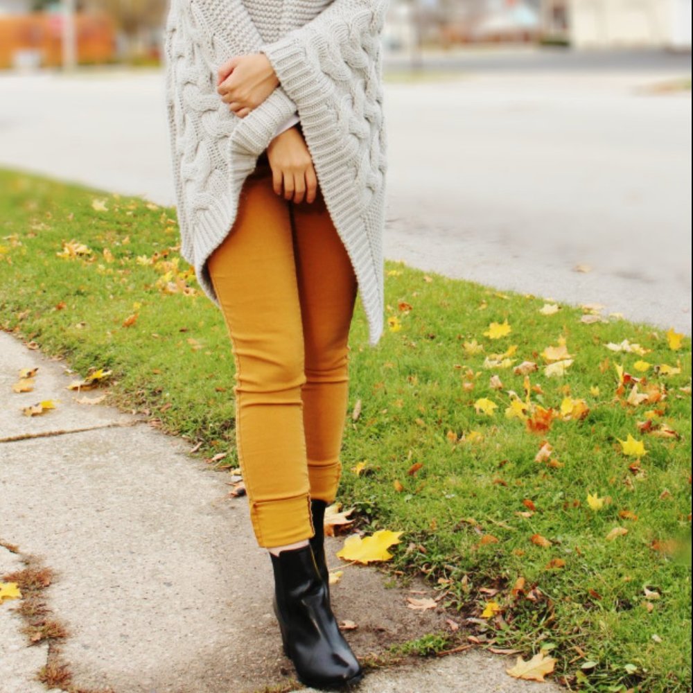 Skinny Pants - YELLOW - Picture 3 of 5